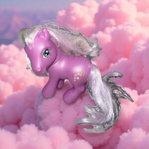 2002 My Little Pony MLP G3 Wysteria Purple Pony PB1